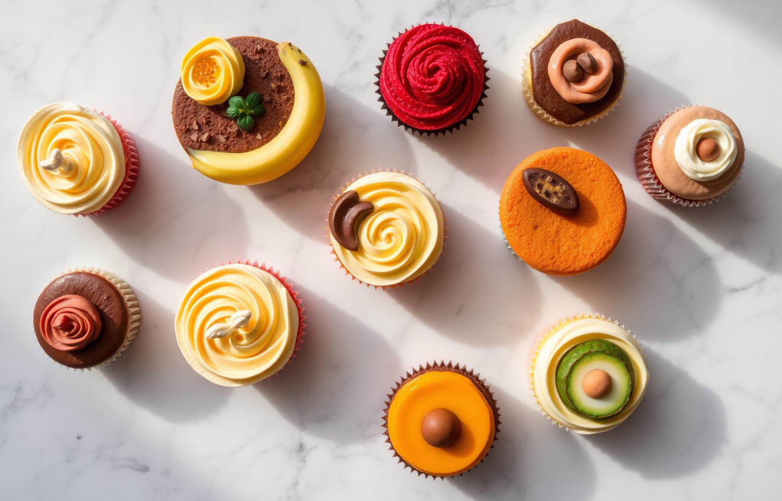 Assorted cupcakes